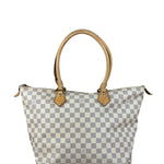 Louis Vuitton Vintage Monogram Damier Azur Saleya Shoulder Tote Bag