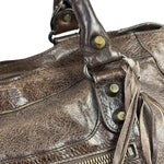 Balenciaga Brown Leather Medium Le City Two-Way Bag