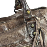 Balenciaga Brown Leather Medium Le City Two-Way Bag