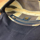 Fendi Denim Canvas Wave Buckle Pochette
