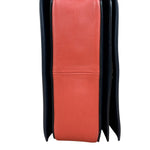 Celine Bicolor Leather Medium Frame Crossbody Bag