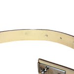 Gucci Beige Leather Belt w/ Pouch