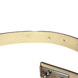 Gucci Beige Leather Belt w/ Pouch