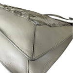 Jasonwu Grey Leather Lamb Fur Flap Tote