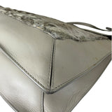 Jasonwu Grey Leather Lamb Fur Flap Tote