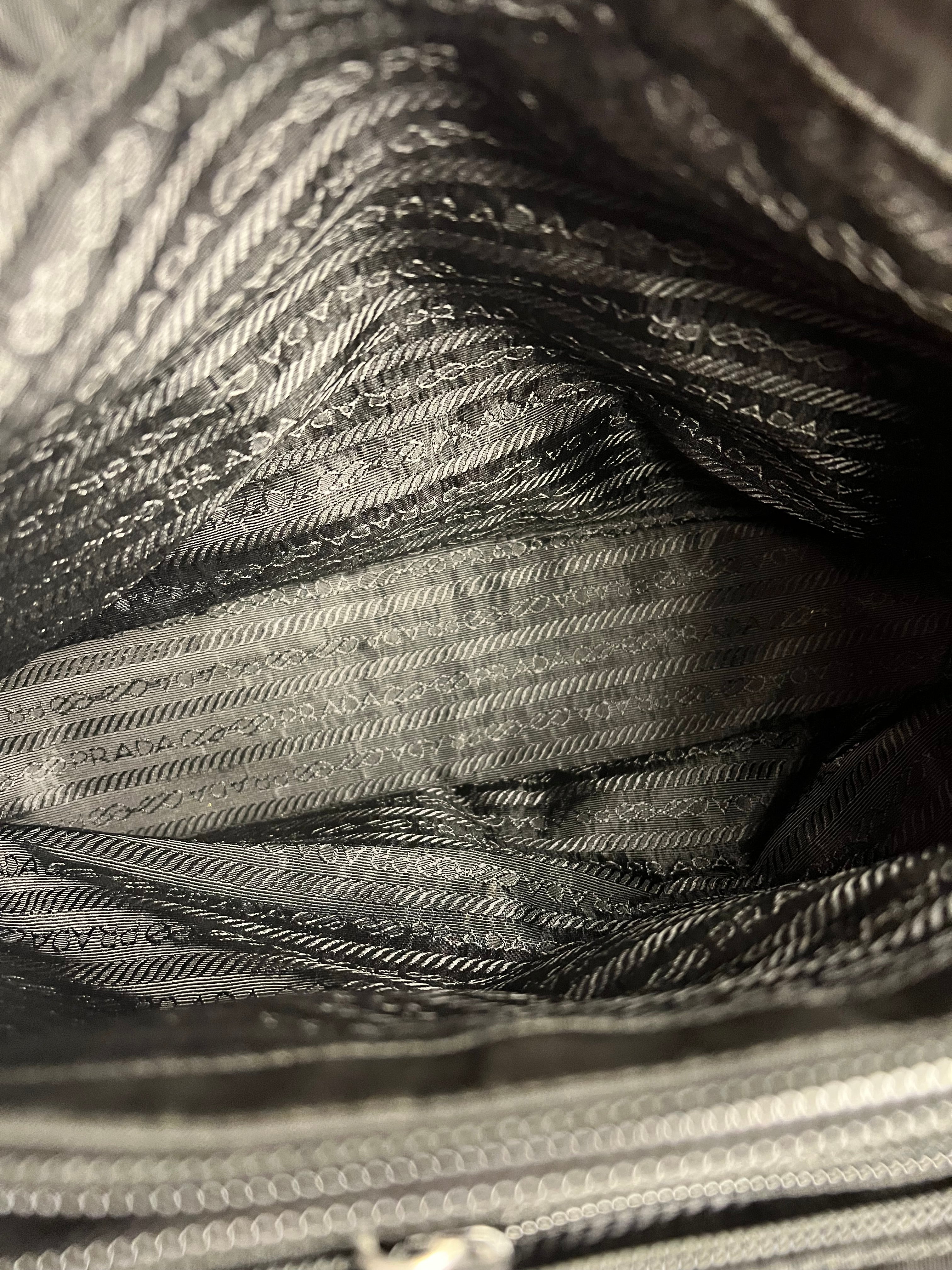 Prada Black Nylon Handbag