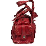 Chloe Red Leather Silverado Shoulder Bag