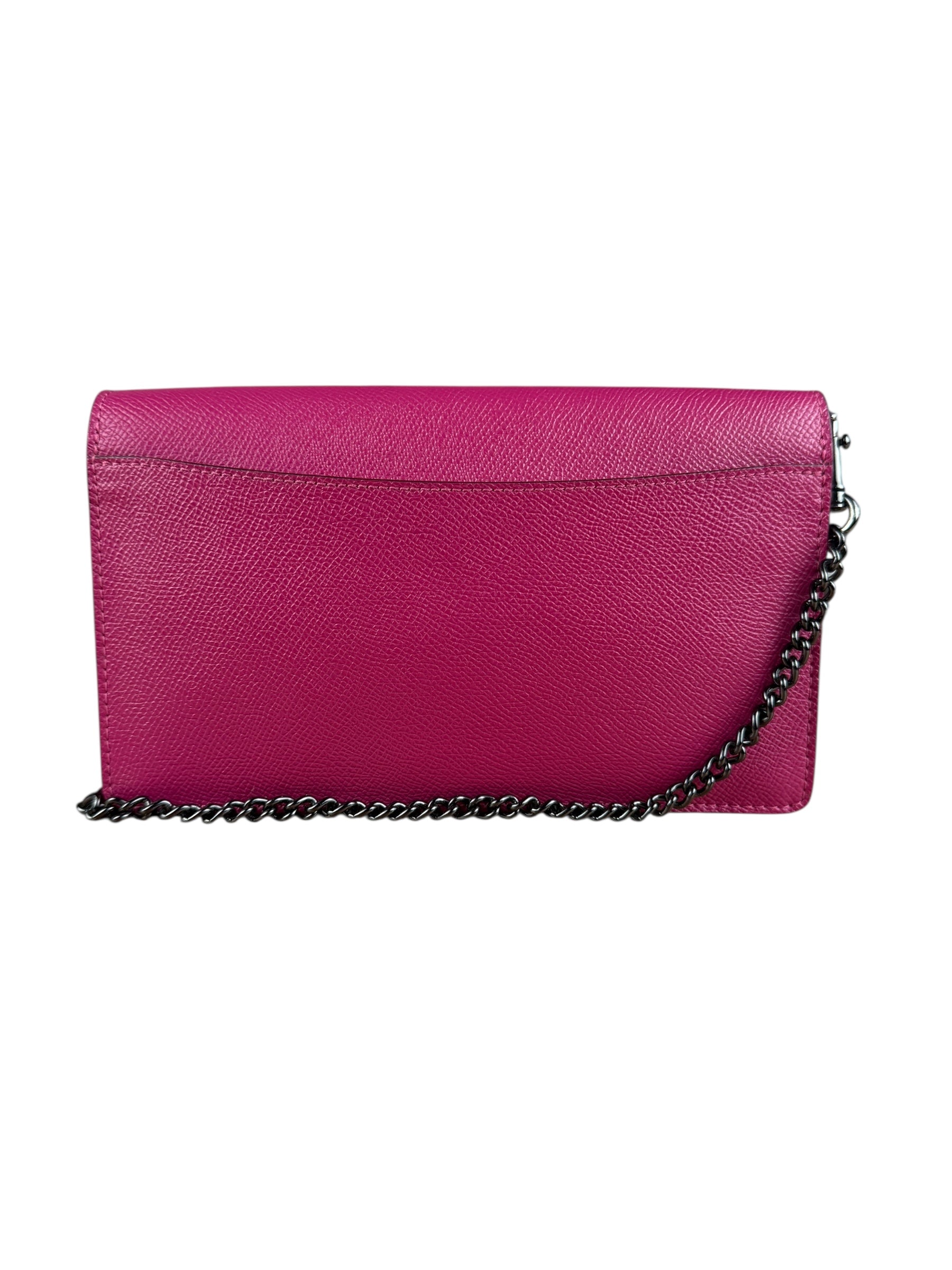 Coach Pink Hayden Foldover Crossbody Chain Bag