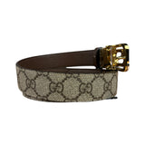 Gucci GG Buckle Belt Reversible Supreme