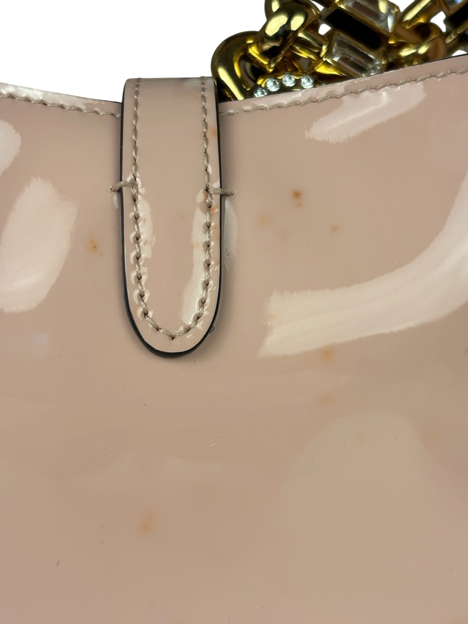 Gucci Pink Patent Leather Mini Jackie 1961 Hobo Bag