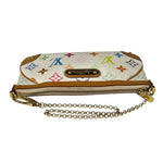 Louis Vuitton White Leather Milla Pochette MM