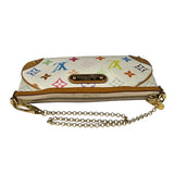 Louis Vuitton White Leather Milla Pochette MM