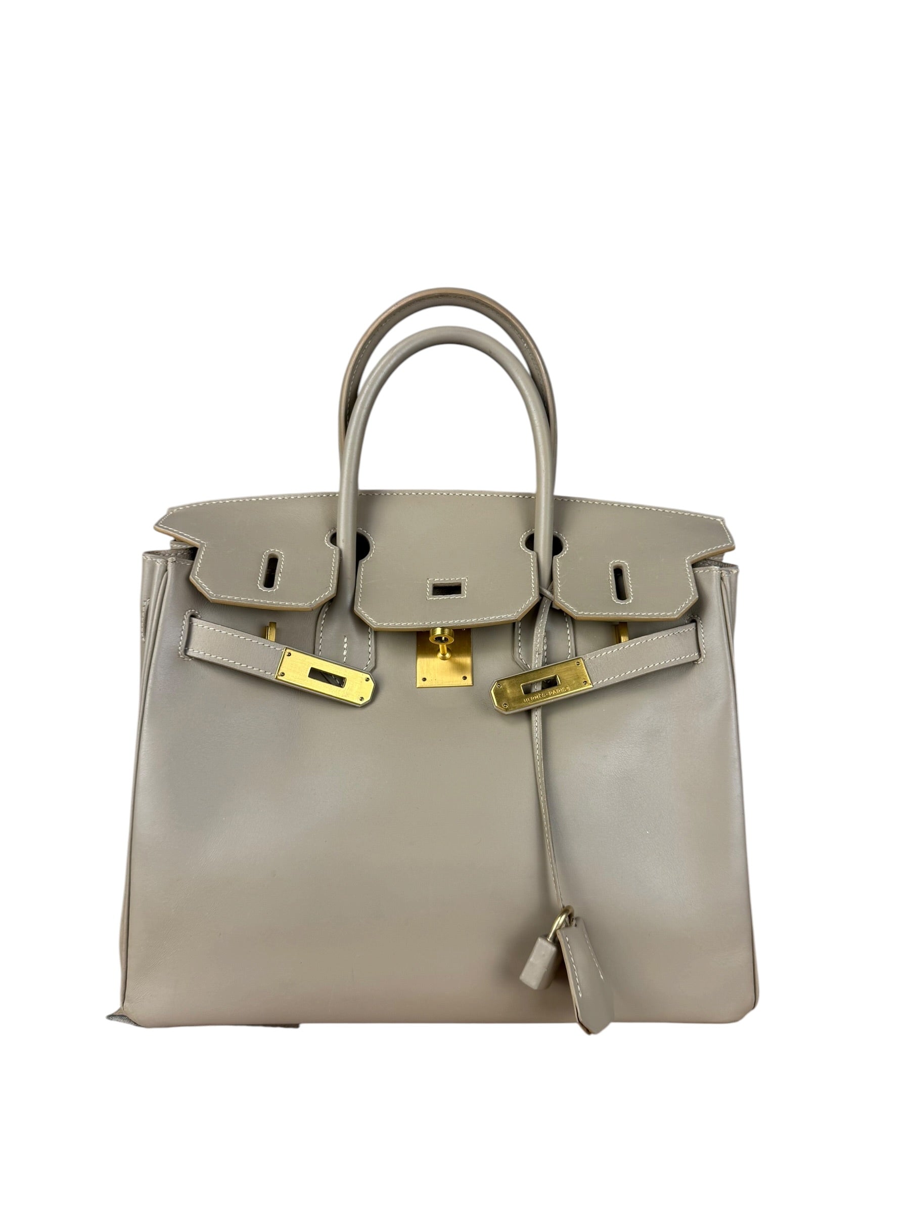 Hermes Birkin 30 Argile Box Brushed Gold 2003