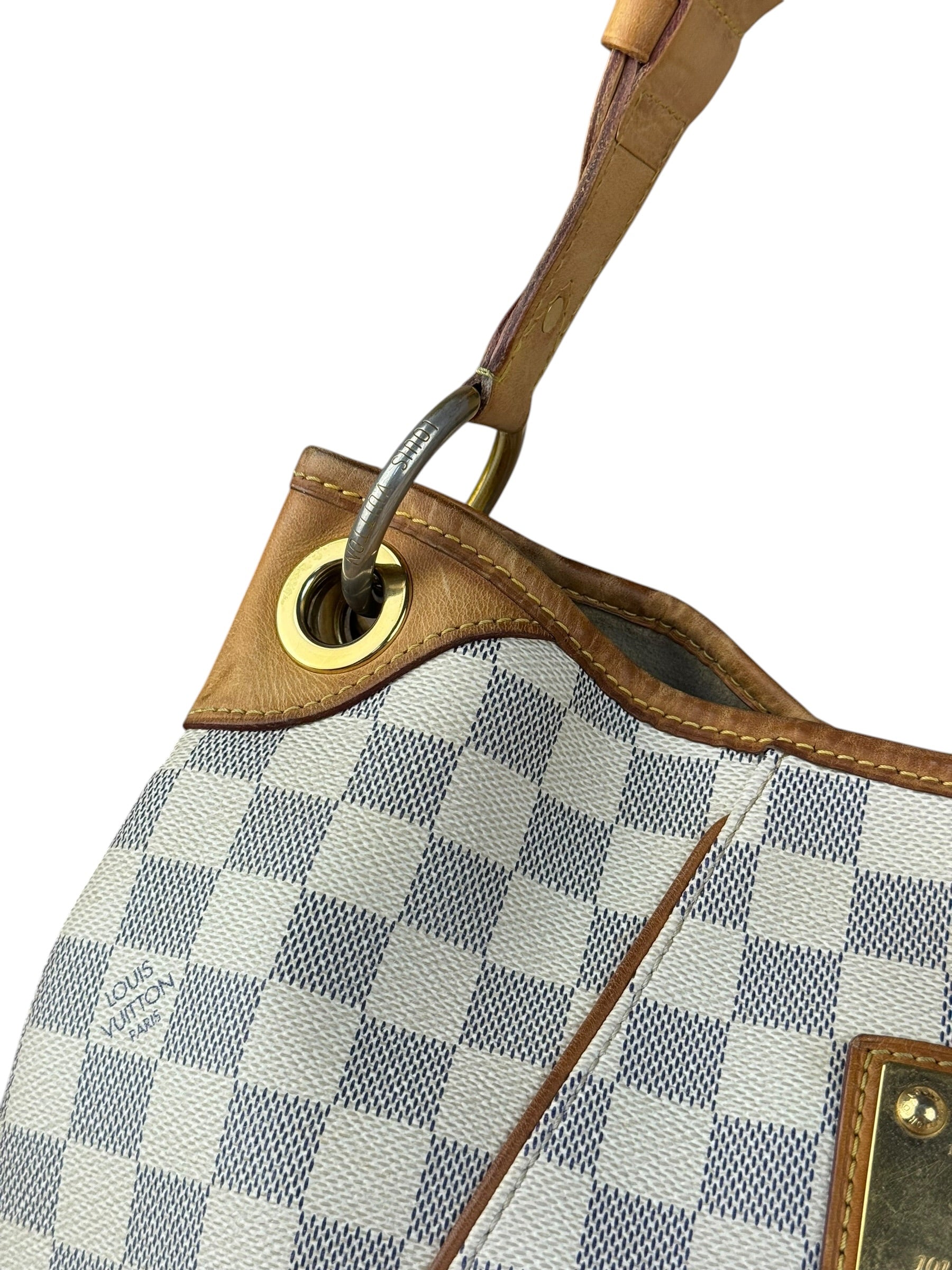 Louis Vuitton Damier Azur Galliera PM Hobo Bag
