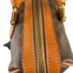 Celine Vintage Macadam Canvas Boston Bag