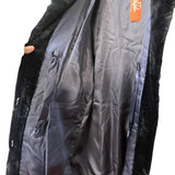 Vintage Dark Blue Mink Mid Length Fur Coat