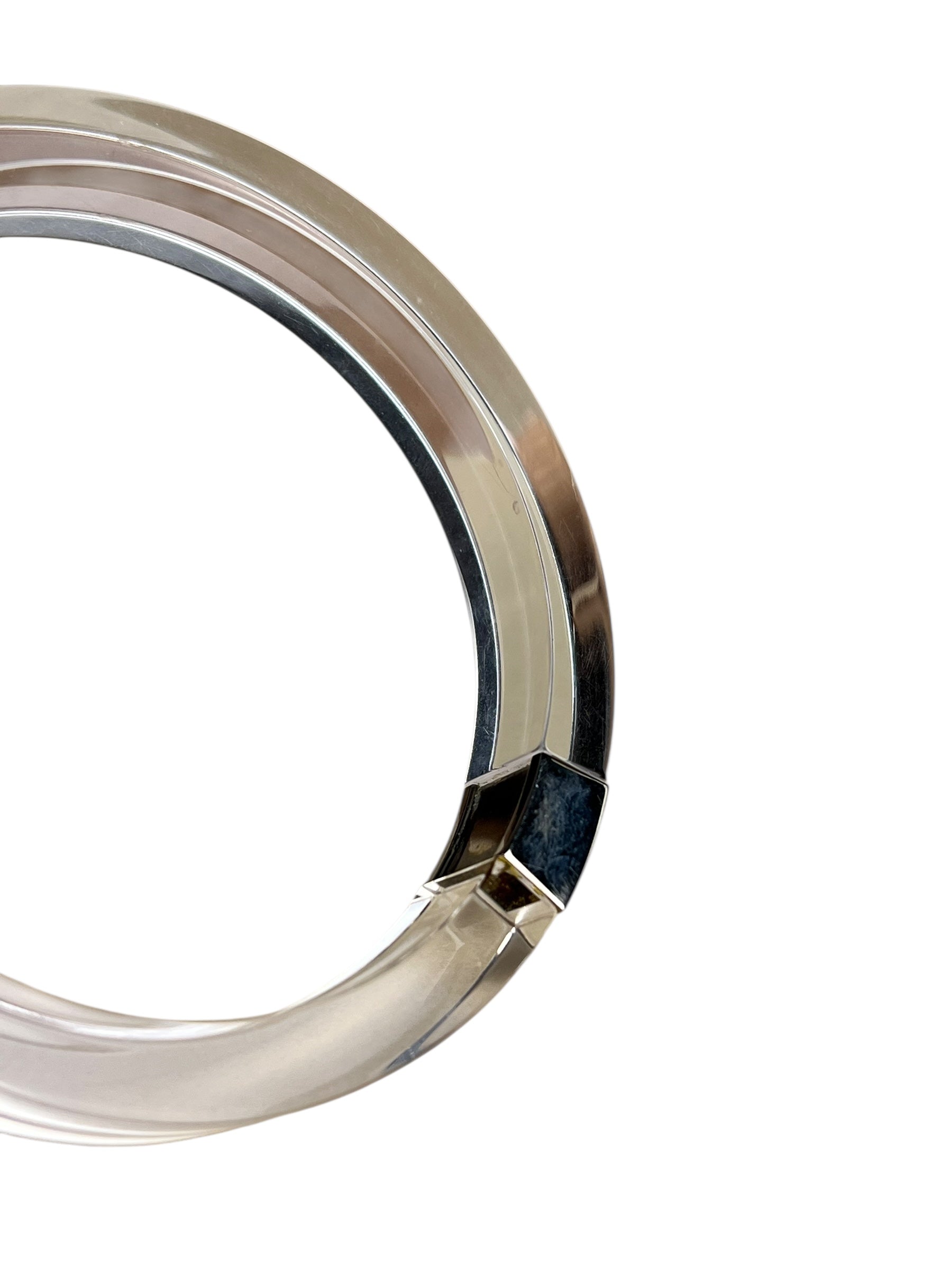 Louis Vuitton Transparent Night Clubber Cuff Bangle Bracelet