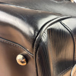 Louis Vuitton Black Epi Leather Montaigne Bowling Handbag