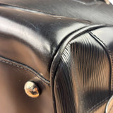 Louis Vuitton Black Epi Leather Montaigne Bowling Handbag