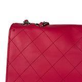 Chanel Pink Quilted Leather Accordion Flap Bag 2014