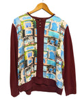 Maison Margiela Paris Fall 2020 'Swimming Pools' Silk Wool Sweater