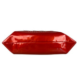 Chanel Red Patent CC Crystal Bon Bon Chain Tote