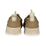 Max Mara Leather Platform Sneaker Beige