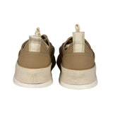 Max Mara Leather Platform Sneaker Beige