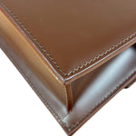 Jacquemus Dark Brown Leather Le Bambino Shoulder Bag