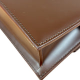 Jacquemus Dark Brown Leather Le Bambino Shoulder Bag