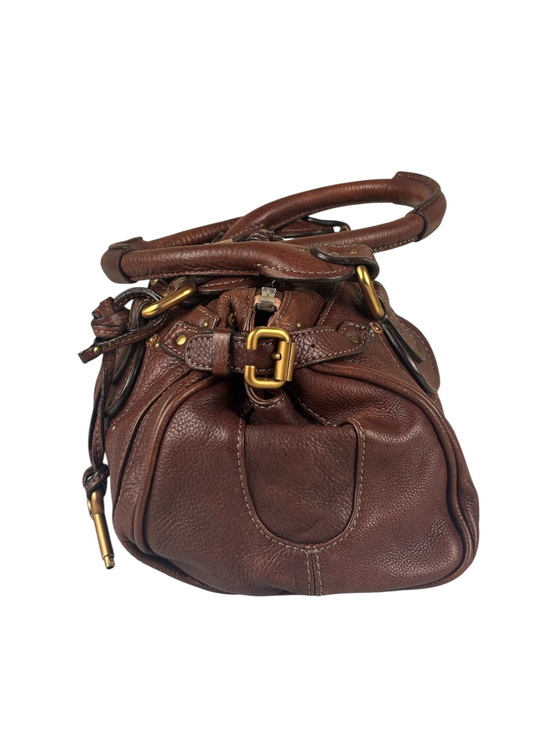 Chloe Paddington Brown Leather Handbag