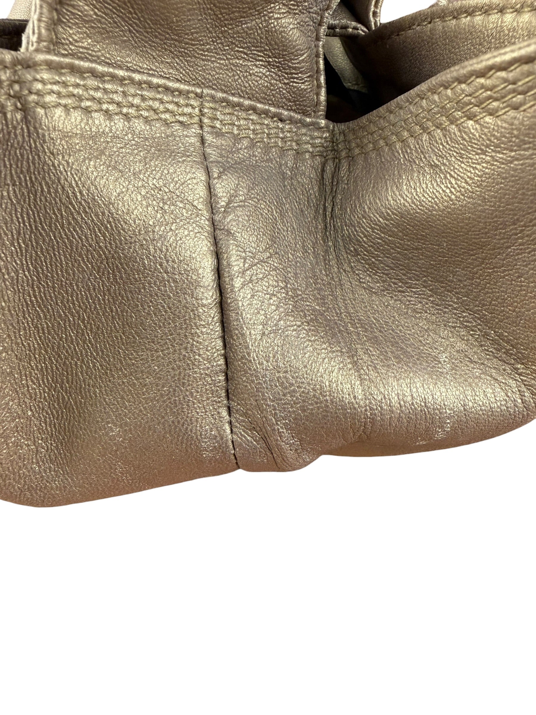 Loewe Vintage Gold Nappa Aire Hobo/Tote Bag