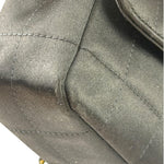 Chanel Black Satin Chocolate Bar Mini East-West Flap Bag