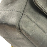 Chanel Black Satin Chocolate Bar Mini East-West Flap Bag