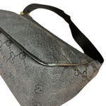 Gucci Vintage GG Black Canvas Pochette
