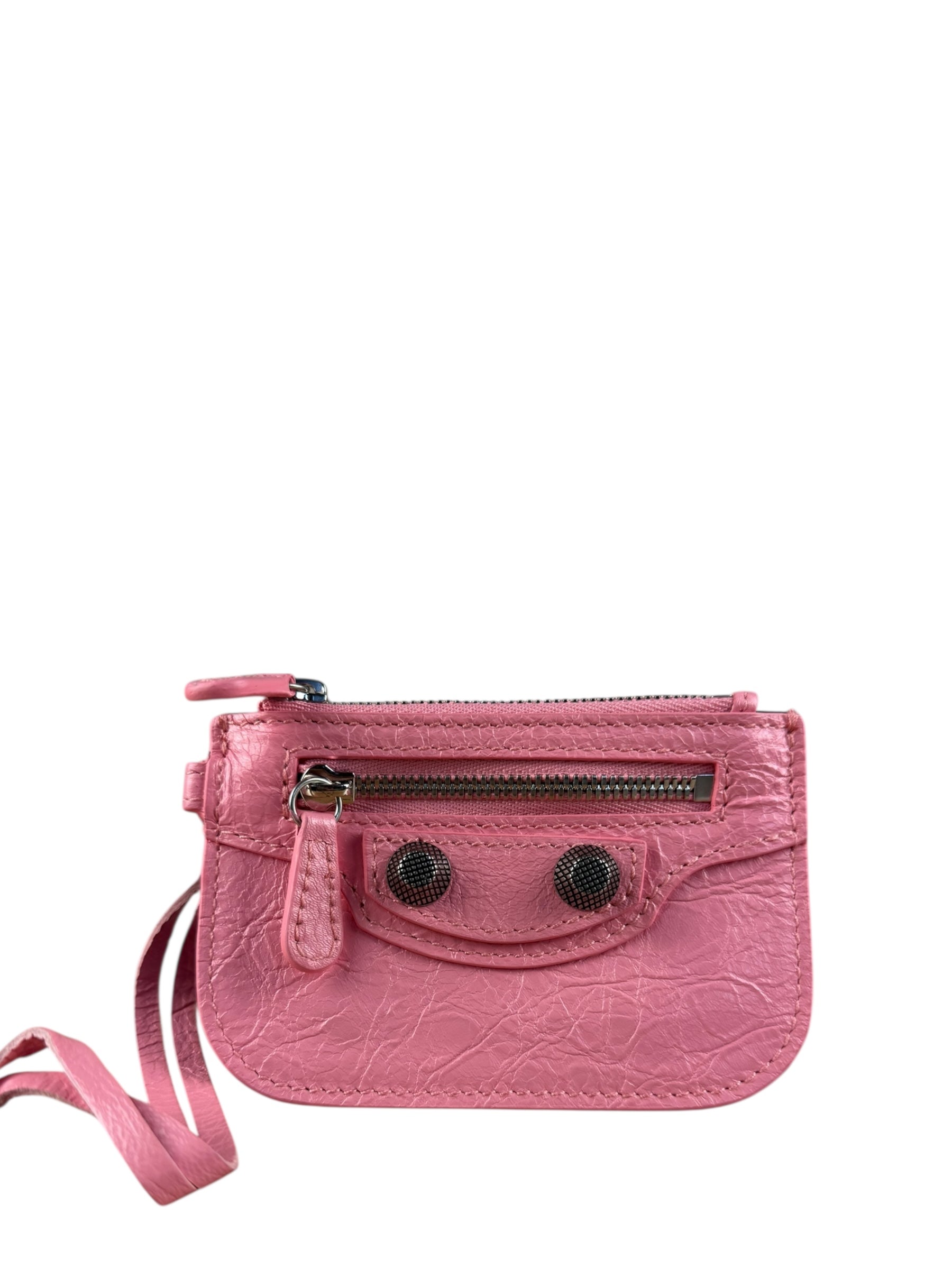 Balenciaga Le Cagole Zip Pouch Pink