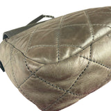Chanel Bicolor Quilted Leather Chain Flap Bag 2011