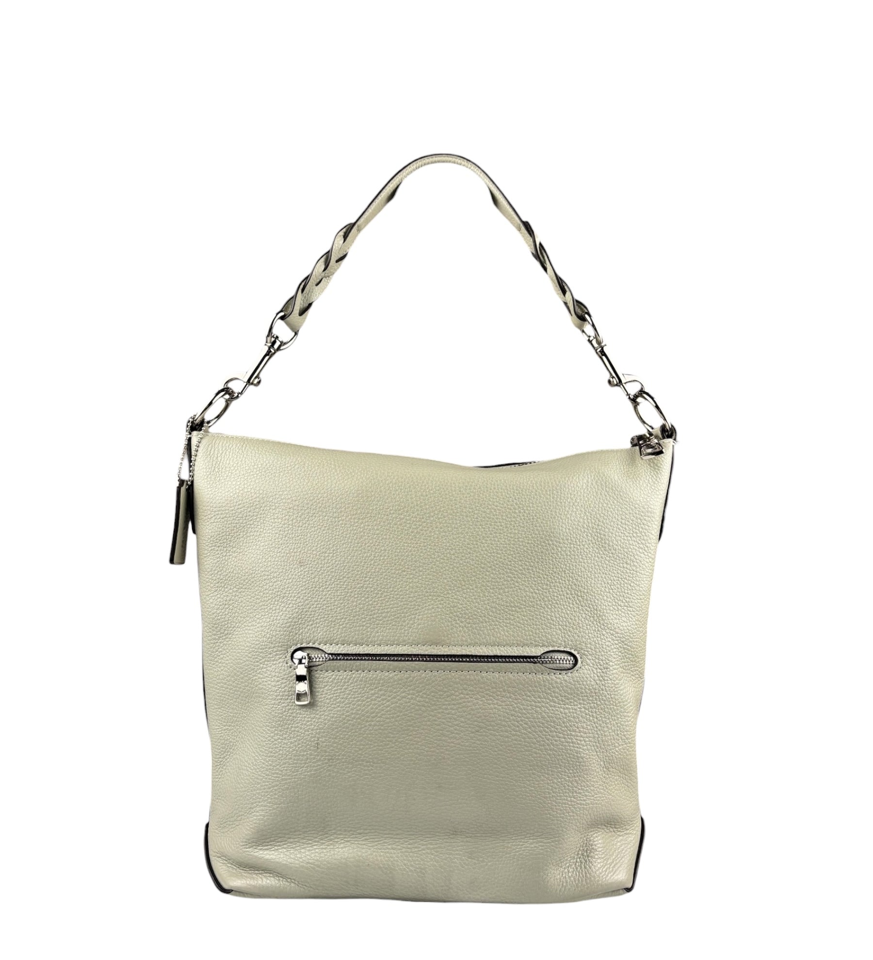 Coach Light Green Leather Laurel Shoulder Bag
