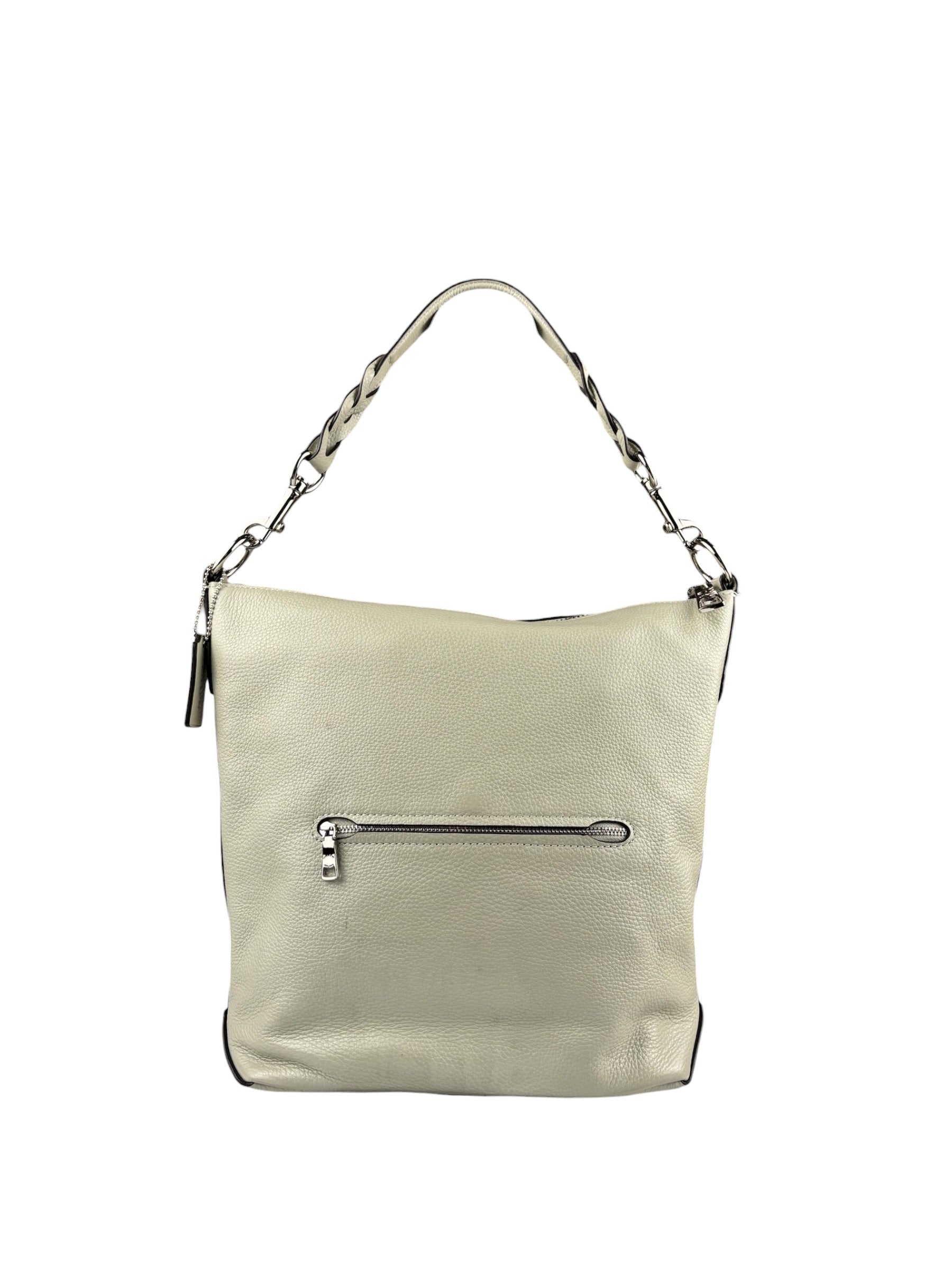 Coach Light Green Leather Laurel Shoulder Bag