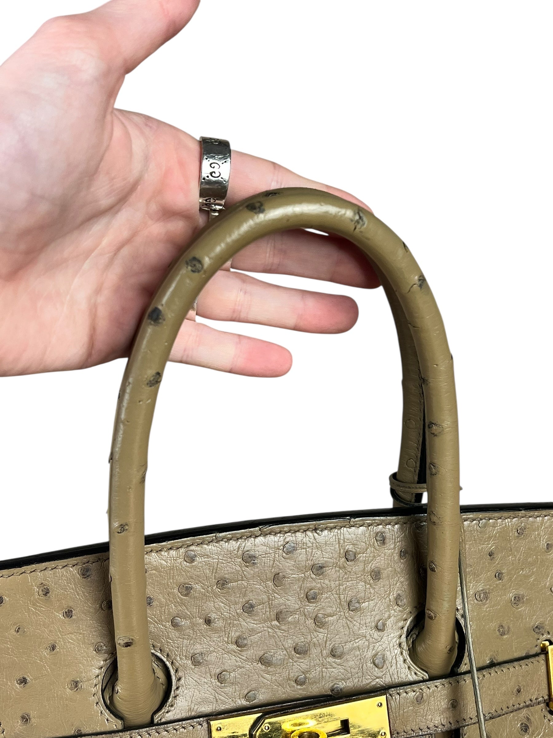 Hermes Birkin 35 Mousse Ostrich 2001