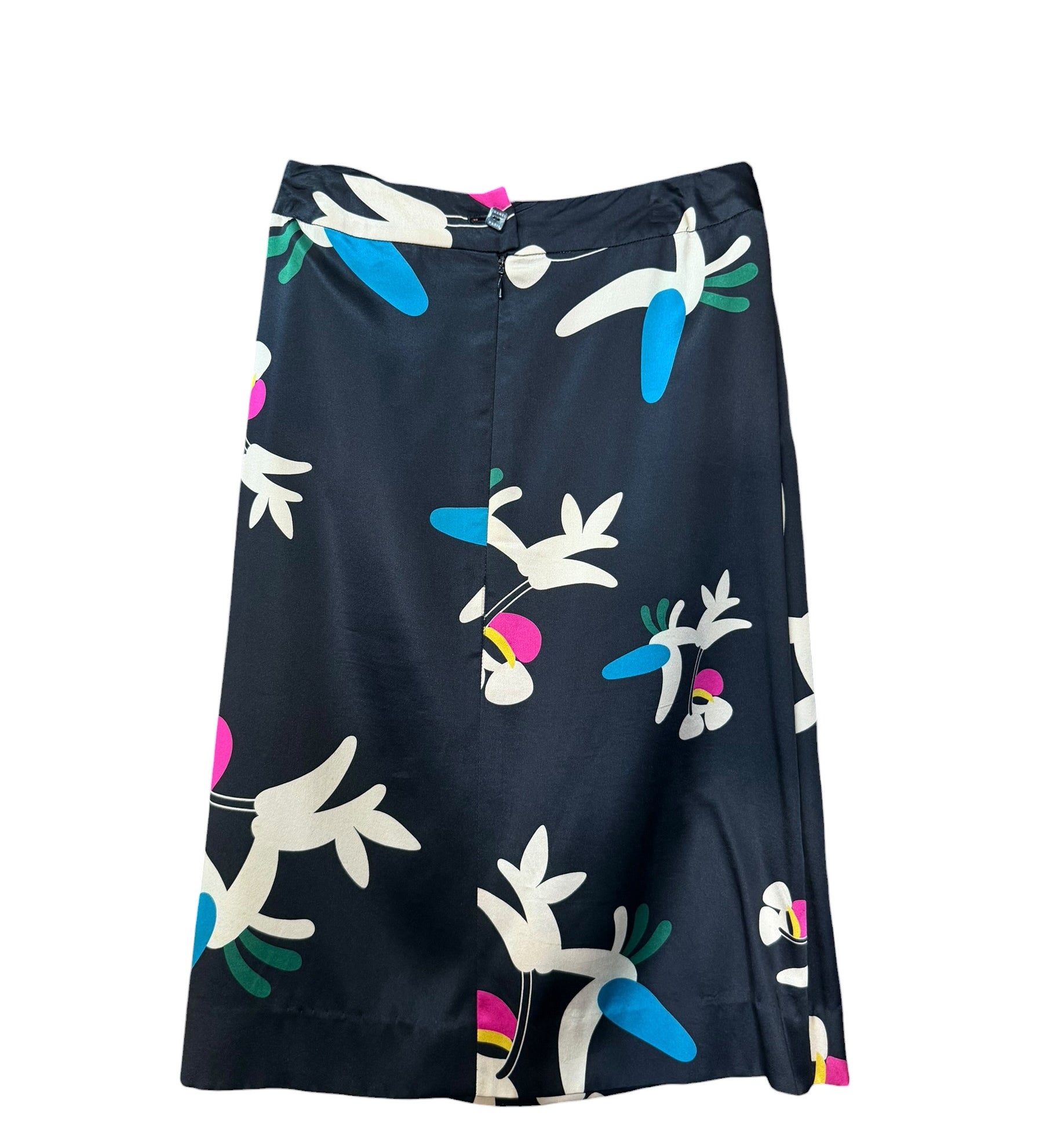 Chanel Vintage Karl Lagerfeld Spring/Summer 2000-00T Collection Silk Skirt