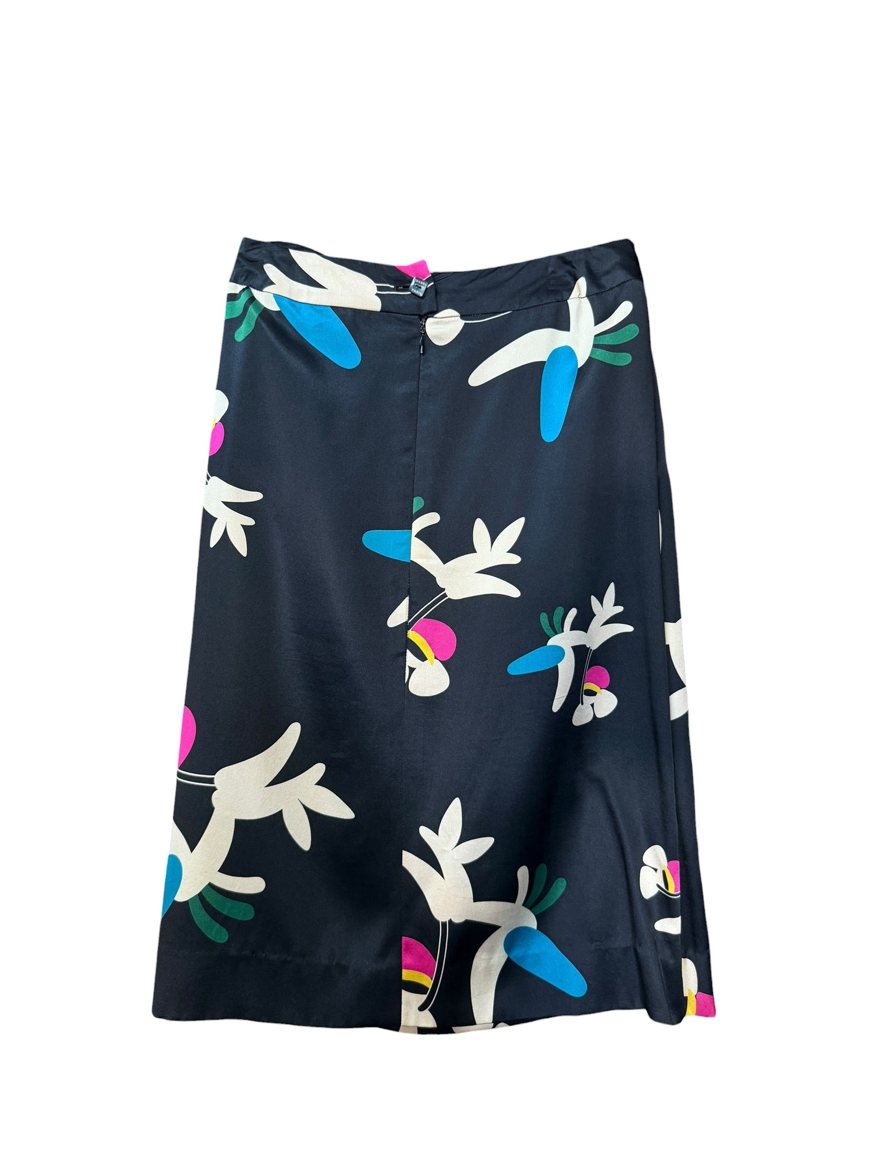 Chanel Vintage Karl Lagerfeld Spring/Summer 2000-00T Collection Silk Skirt