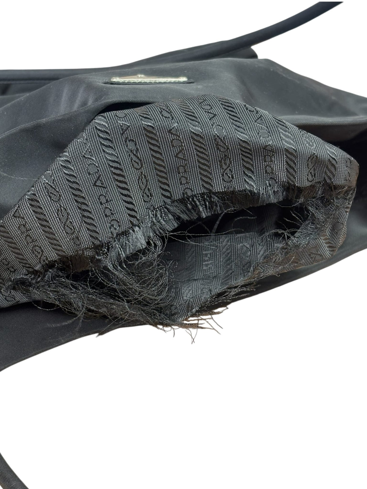Prada Black Tessuto Nylon Tote Bag