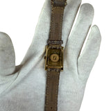 Fendi Tank Brown Dial FF Strap