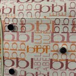 Burberry Blue Label Pink Multi Logo Bowler Bag