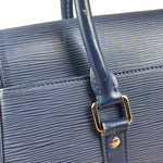 Louis Vuitton Navy Blue Leather Epi Segur Handbag PM
