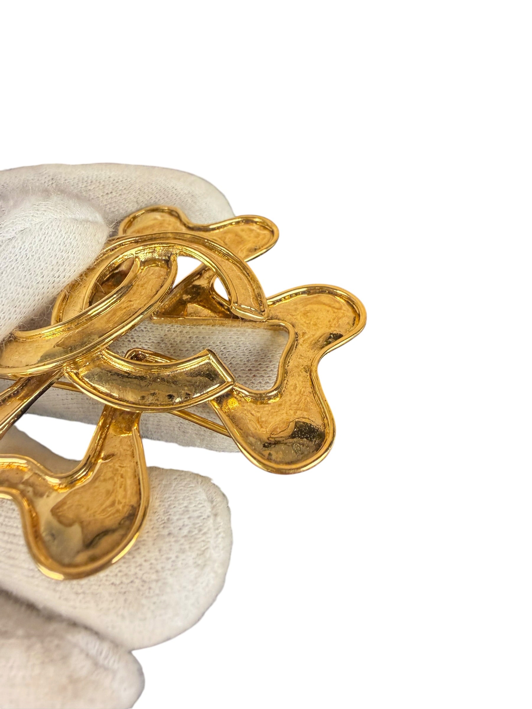 Chanel Vintage Spring Collection Lucky Four-Leaf Clover Brooch 94P 1994