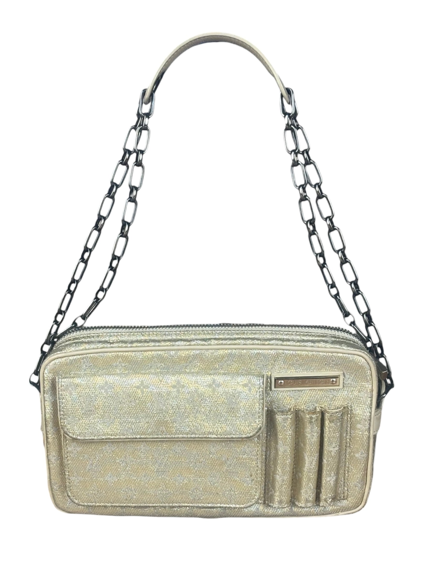 Louis Vuitton Gold Monogram Mini Lin McKenna Pochette