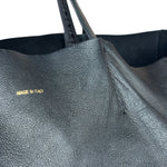 Celine Yellow/Black Leather Horizontal Cabas Tote