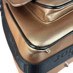 Christian Dior Bronze Coated Canvas Hardcore Shoulder Bag
